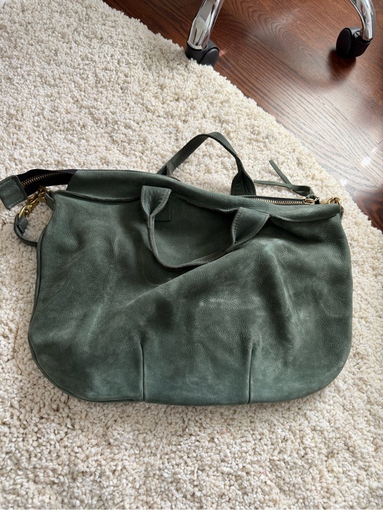 Clare V Handbags - CLARE V Green suede Everyday Tote Bag – and crossbody